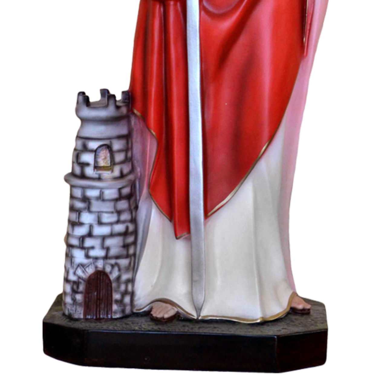 Statua Santa Barbara 85 cm in Resina