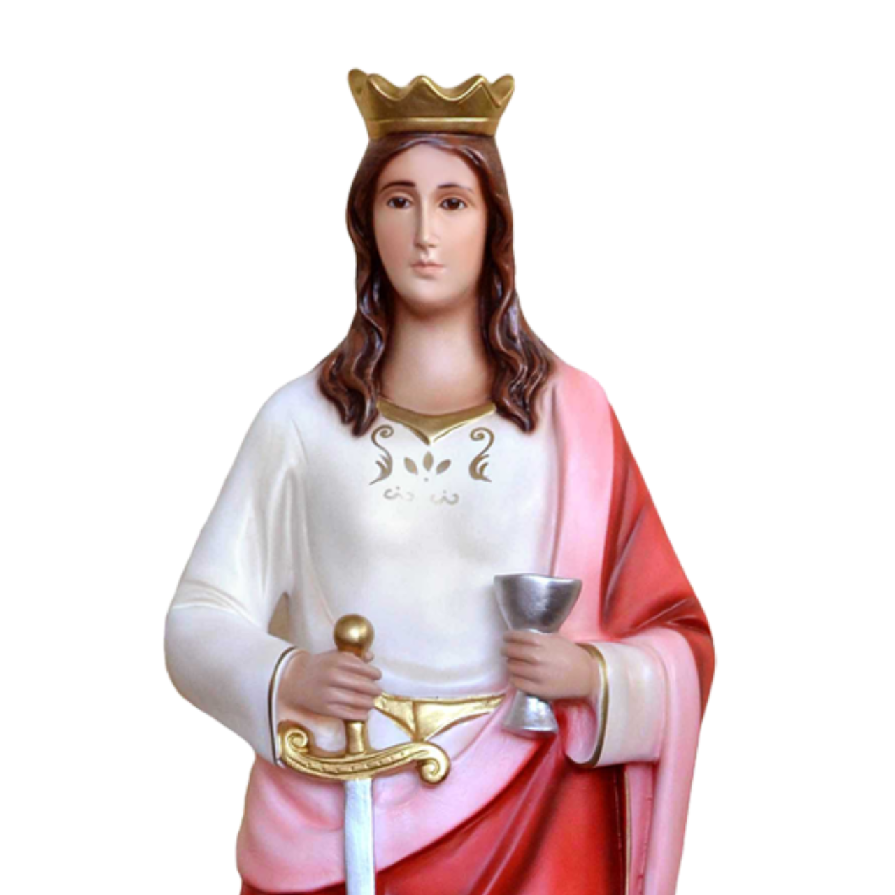 Statua Santa Barbara 85 cm in Resina