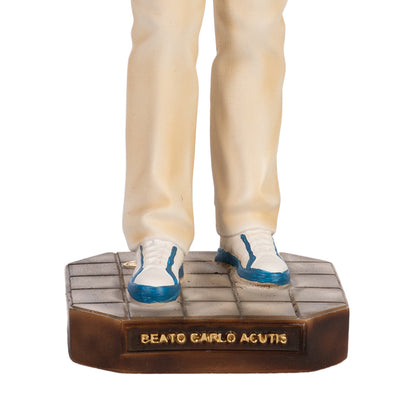 Statua San Carlo Acutis 30 cm in Resina Piena