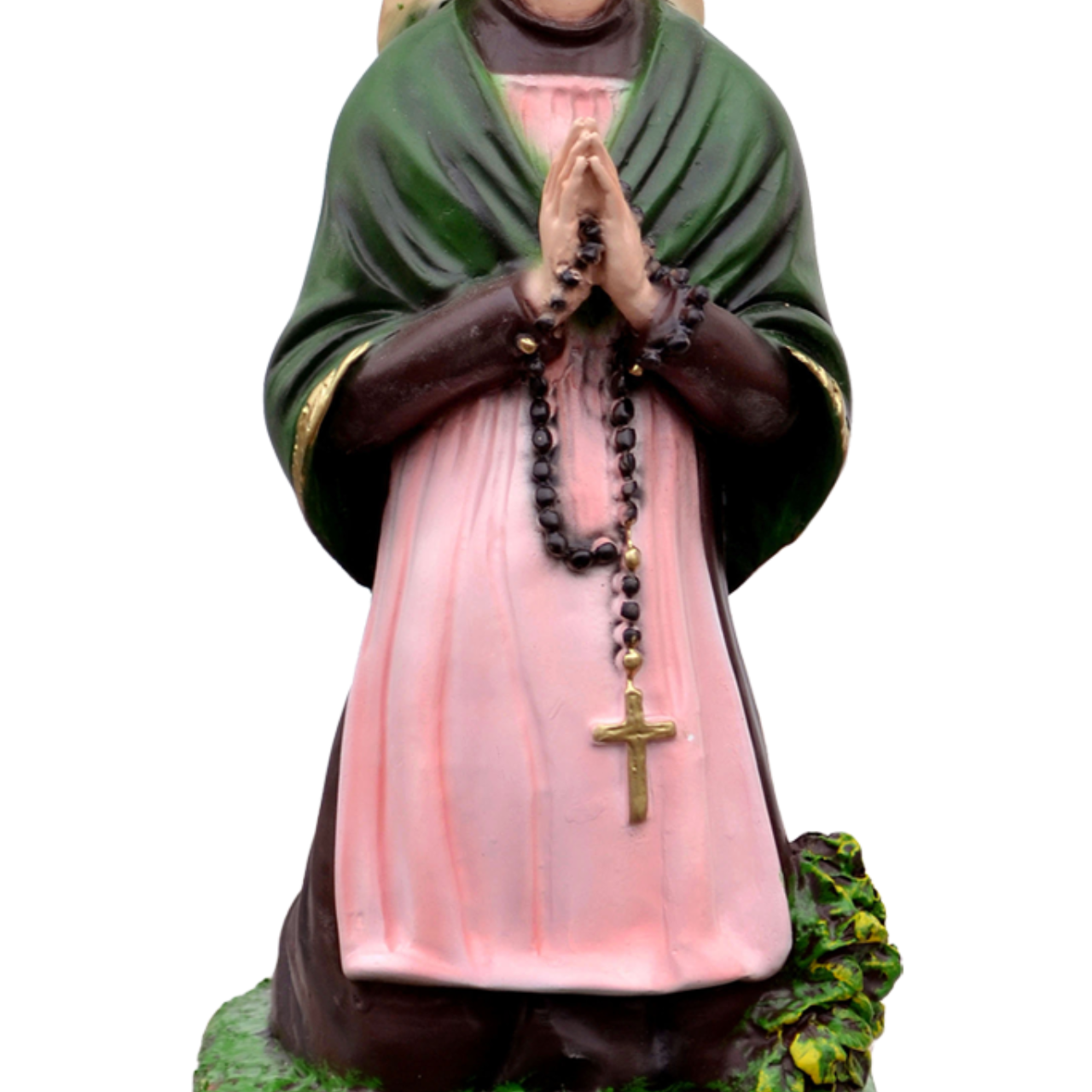 Statua Santa Bernadette 25 cm in Resina Piena