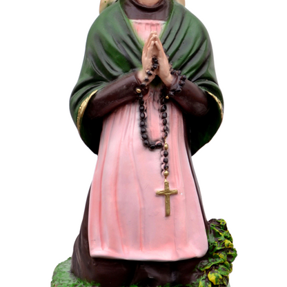 Statua Santa Bernadette 25 cm in Resina Piena