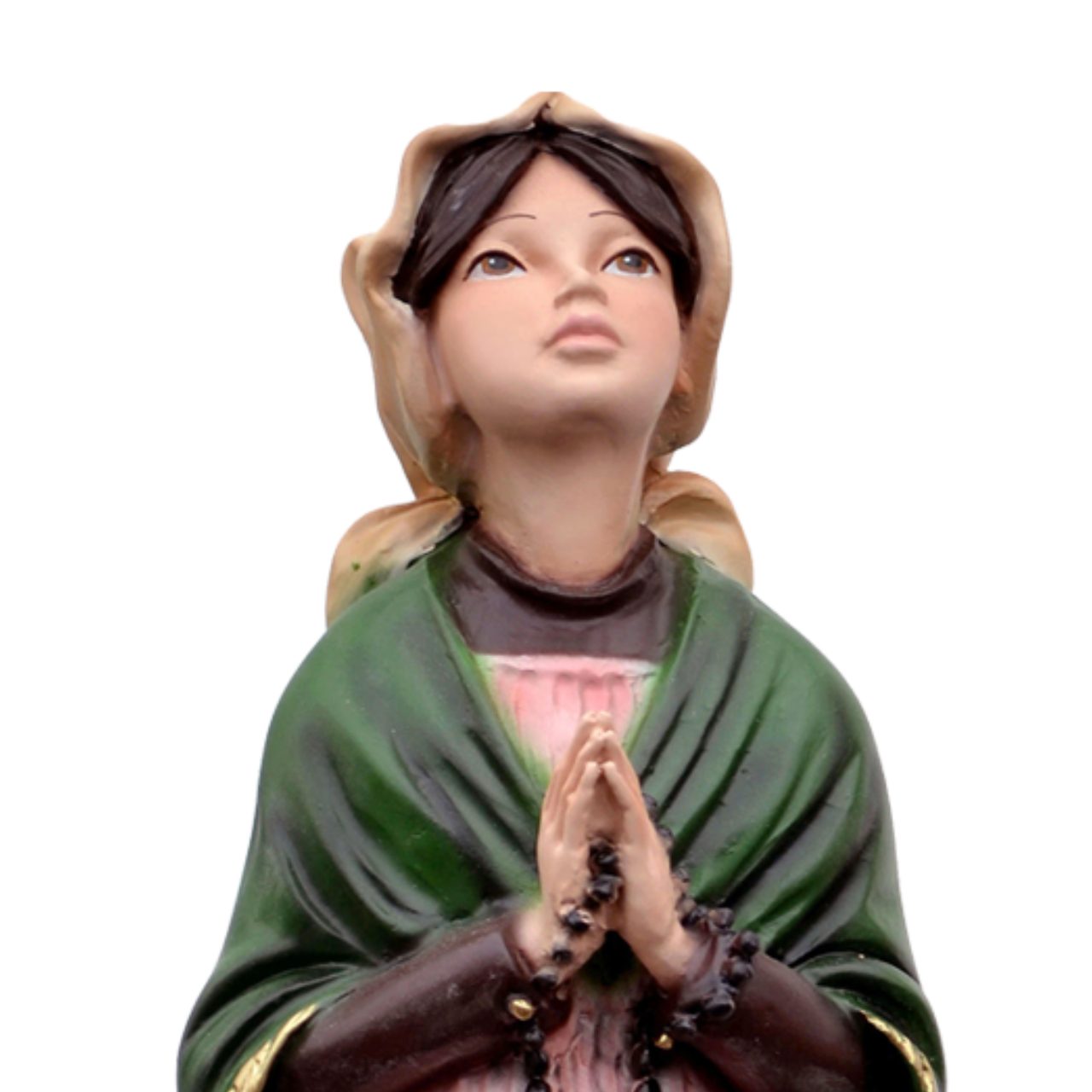 Statua Santa Bernadette 25 cm in Resina Piena