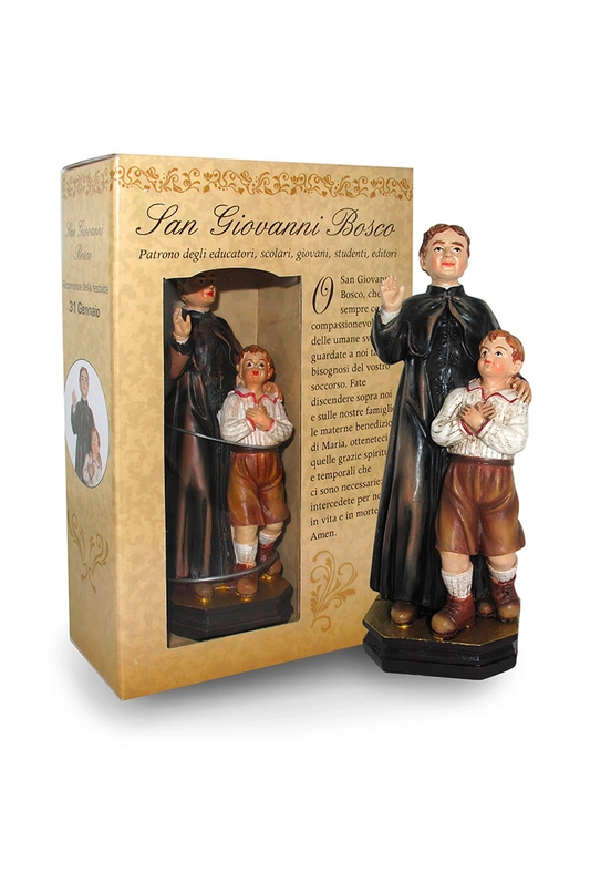 Statuetta in Confezione Regalo San Giovanni Bosco 12 Centimetri
