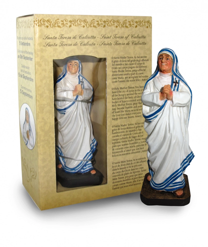Statuetta in Confezione Regalo Madre Teresa di Calcutta 12 Centimetri