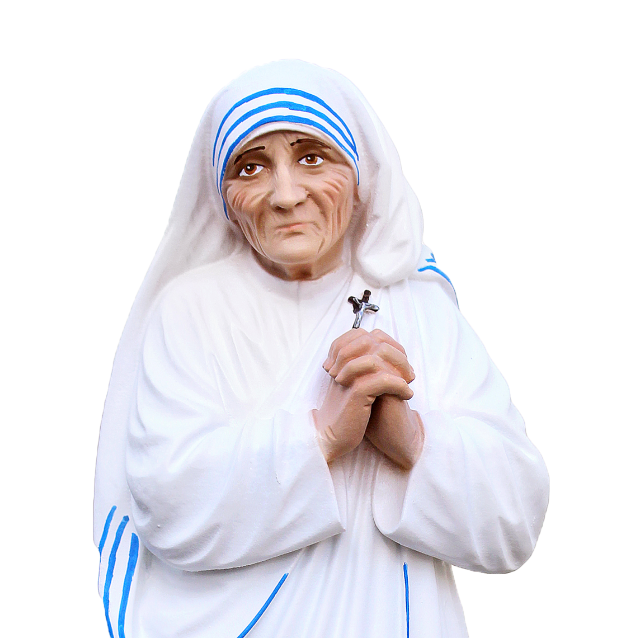 Statua Santa Madre Teresa di Calcutta 30 cm in Resina Piena