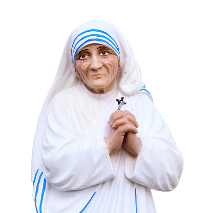 Statua Santa Madre Teresa di Calcutta 30 cm in Resina Piena