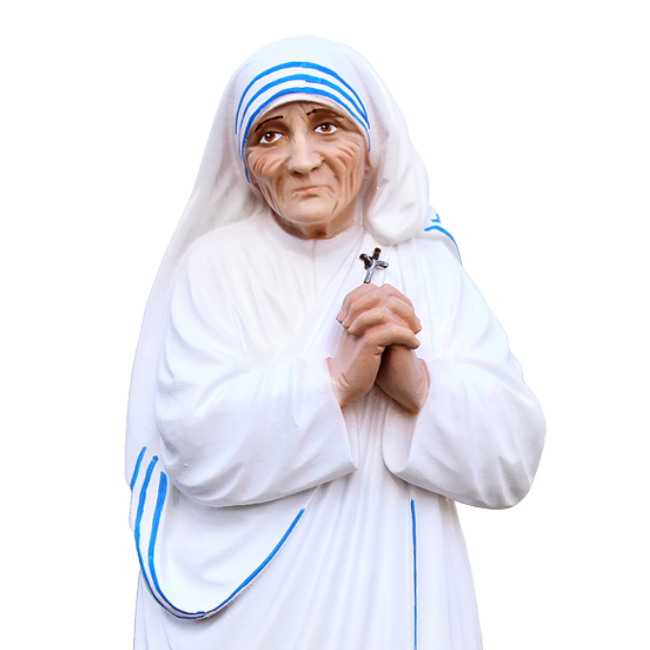 Statua Santa Madre Teresa di Calcutta 30 cm in Resina Piena