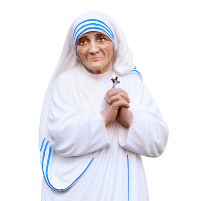 Statua Santa Madre Teresa di Calcutta 30 cm in Resina Piena