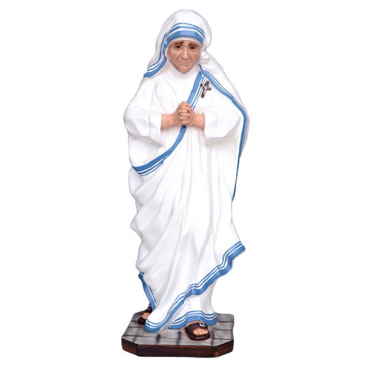Statua Santa Madre Teresa di Calcutta 60 cm in Resina