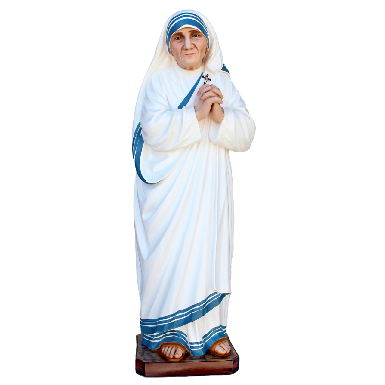 Statua Santa Madre Teresa di Calcutta 80 cm in Resina