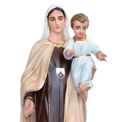 Statua Madonna del Carmine 100 cm in Resina