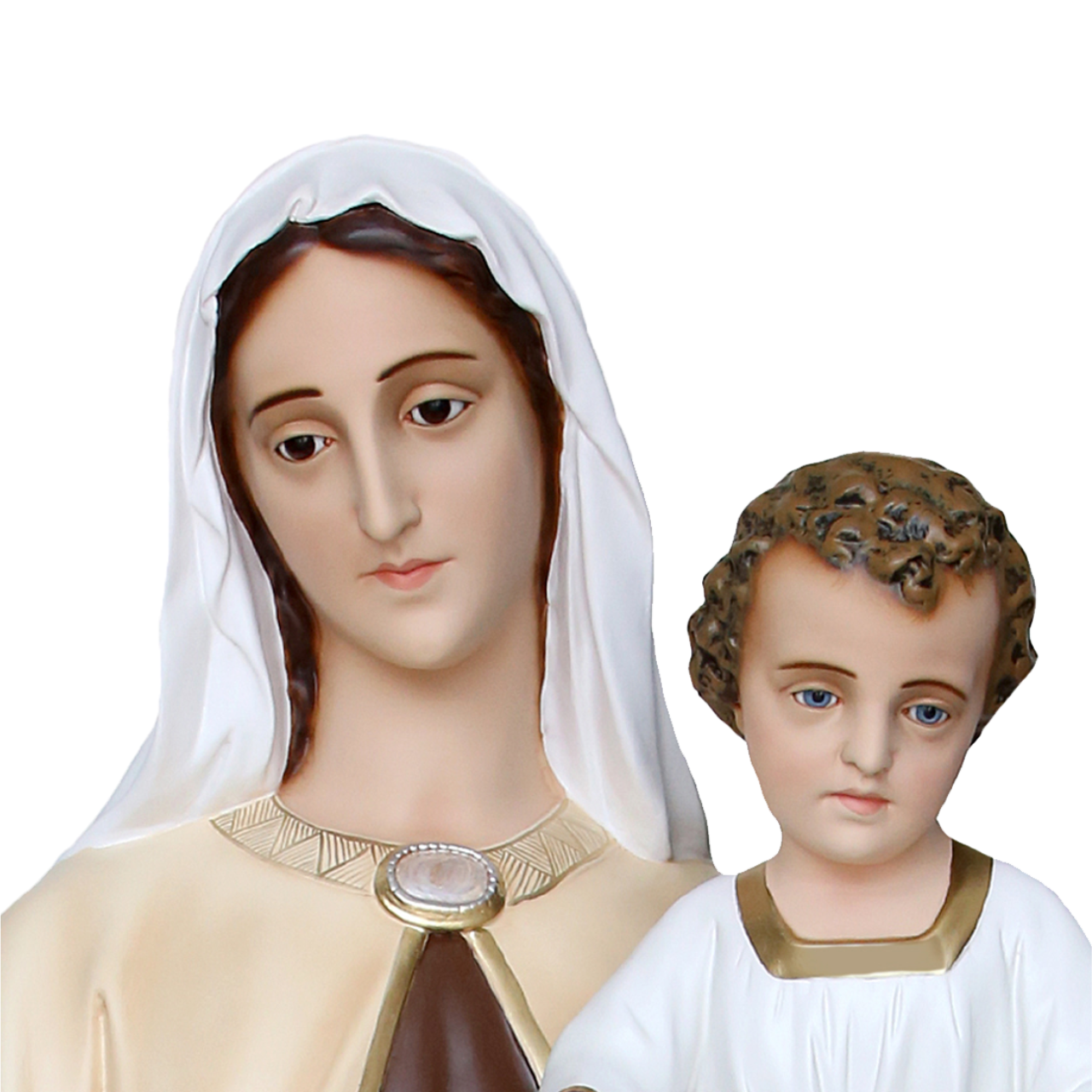 Statua Madonna del Carmine 160 cm in Vetroresina