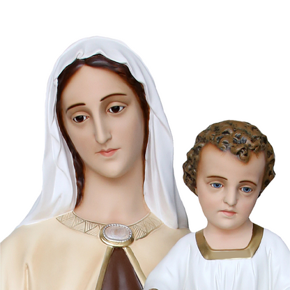 Statua Madonna del Carmine 160 cm in Vetroresina