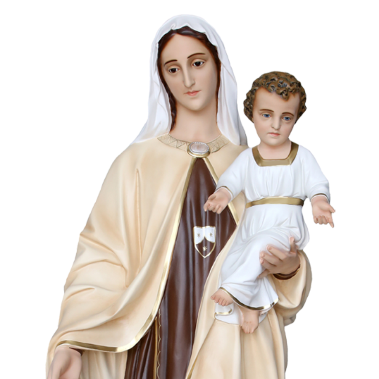 Statua Madonna del Carmine 160 cm in Vetroresina