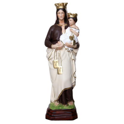 Statua Madonna del Carmine 35 cm in Resina Piena