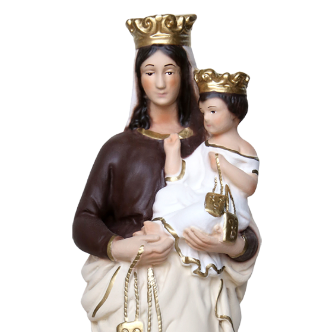 Statua Madonna del Carmine 35 cm in Resina Piena
