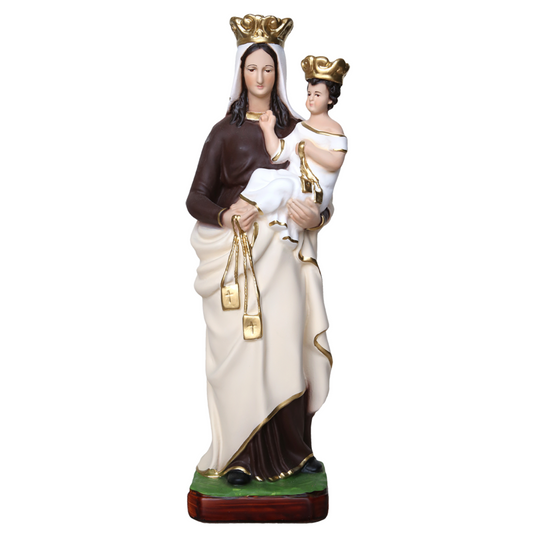 Statua Madonna del Carmine 40 cm in Resina