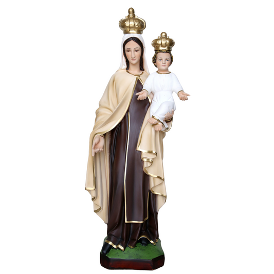 Statua Madonna del Carmine 60 cm in Resina
