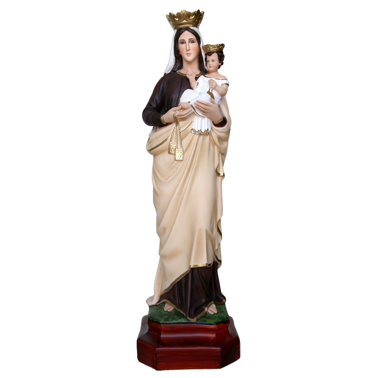 Statua Madonna del Carmine 80 cm in Resina