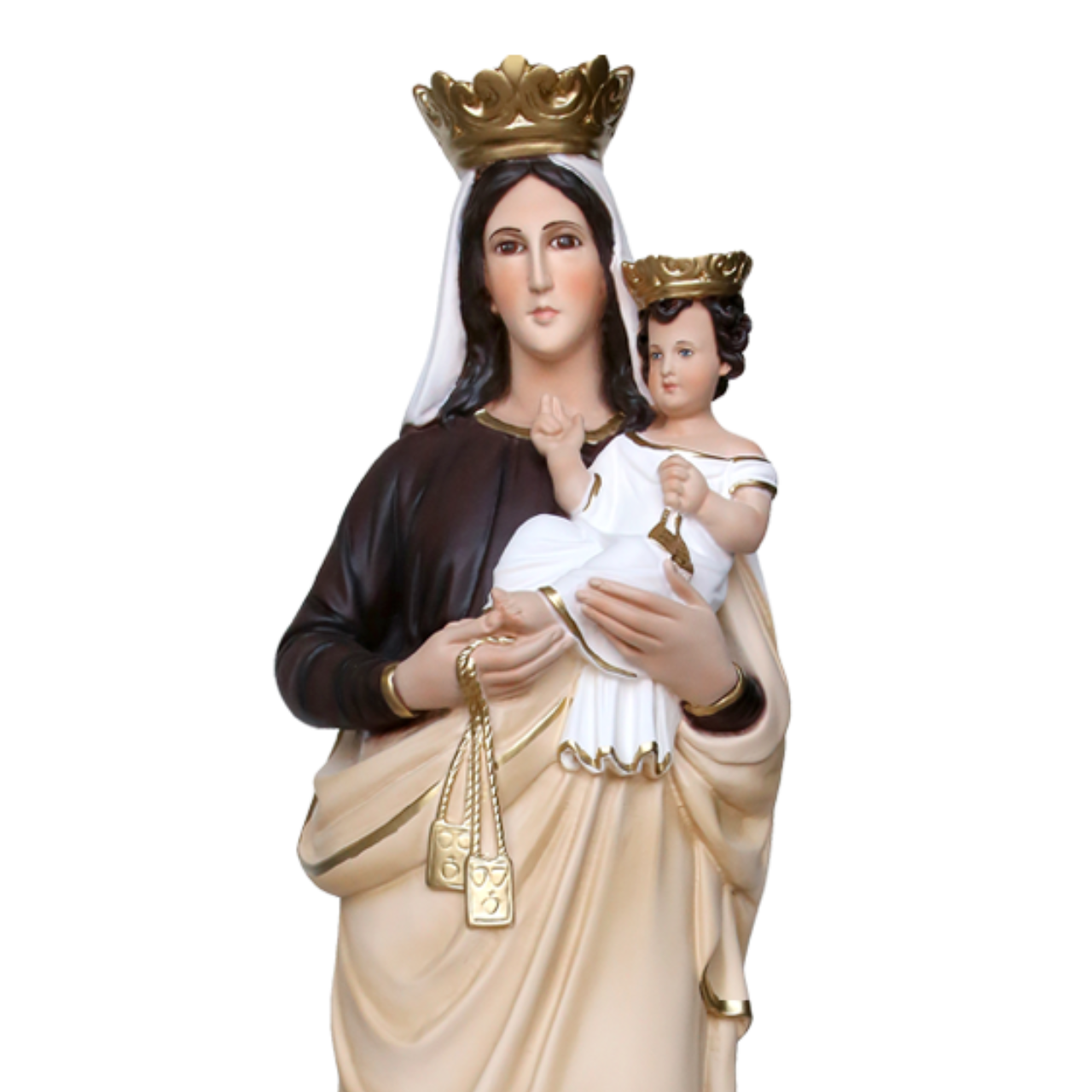 Statua Madonna del Carmine 80 cm in Resina