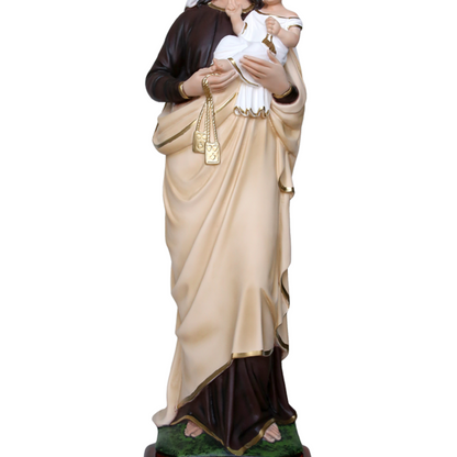 Statua Madonna del Carmine 80 cm in Resina