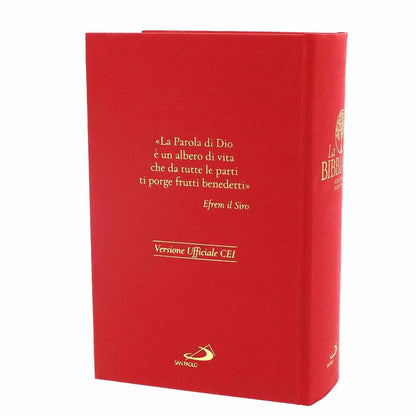 La Bibbia Scrutate le Scritture Edizione Telata Rossa