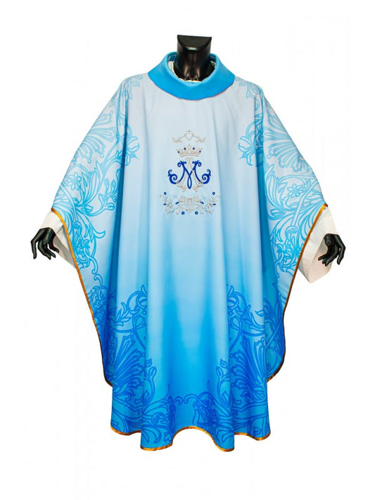 Casula Mariana Ricamata in Tessuto di Poliestere