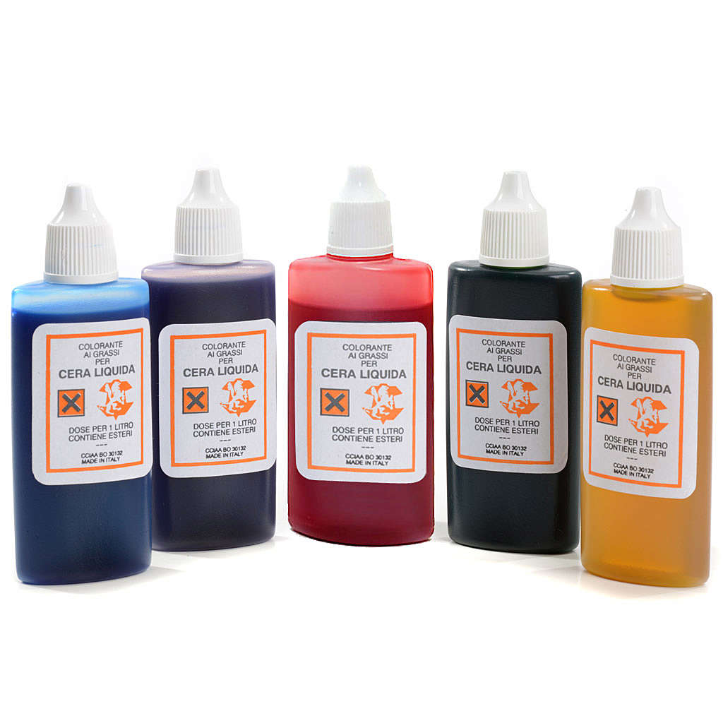 Colorante per Cera Liquida Flaconcino da 40 CL