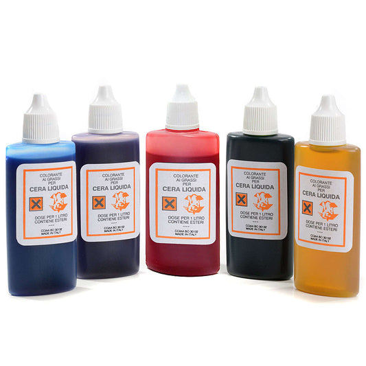 Colorante per Cera Liquida Flaconcino da 40 CL