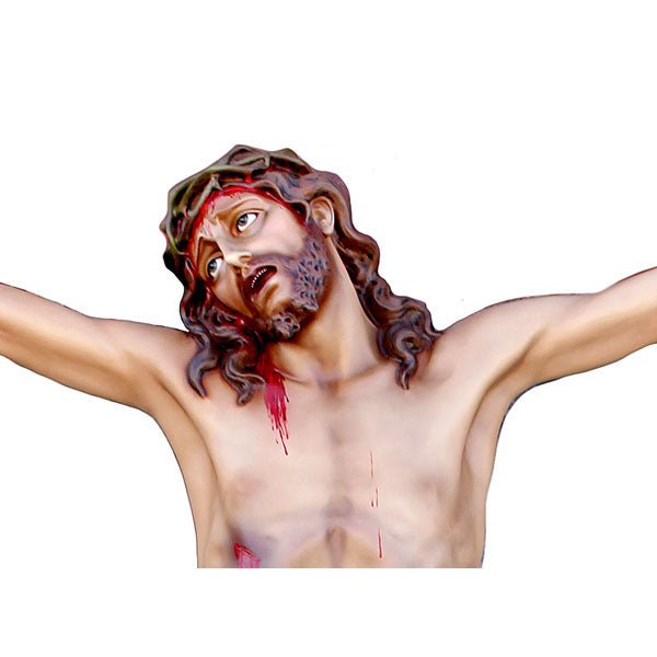 Statua Corpo di Cristo 165x145 cm in Vetroresina