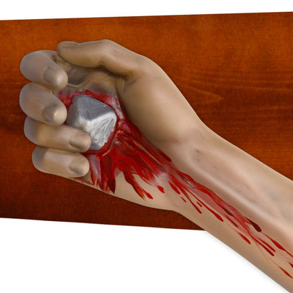 Crocifisso Croce in Legno 360 x 180 con Cristo 180 cm da Appendere in Vetroresina