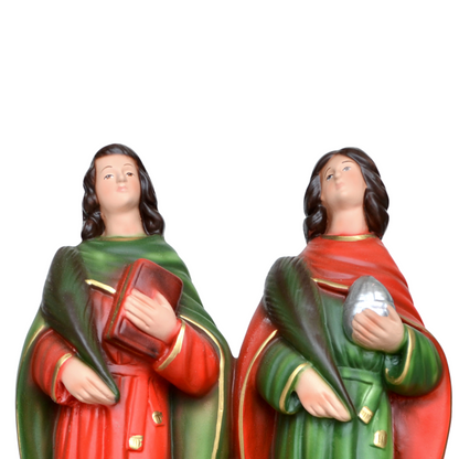 Statue Santi San Cosma e Damiano 28 in Resina