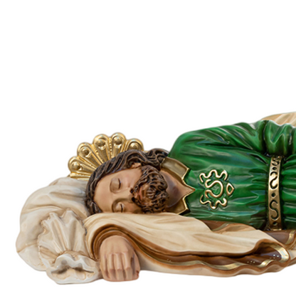 Statua San Giuseppe Dormiente 135 cm in Vetroresina