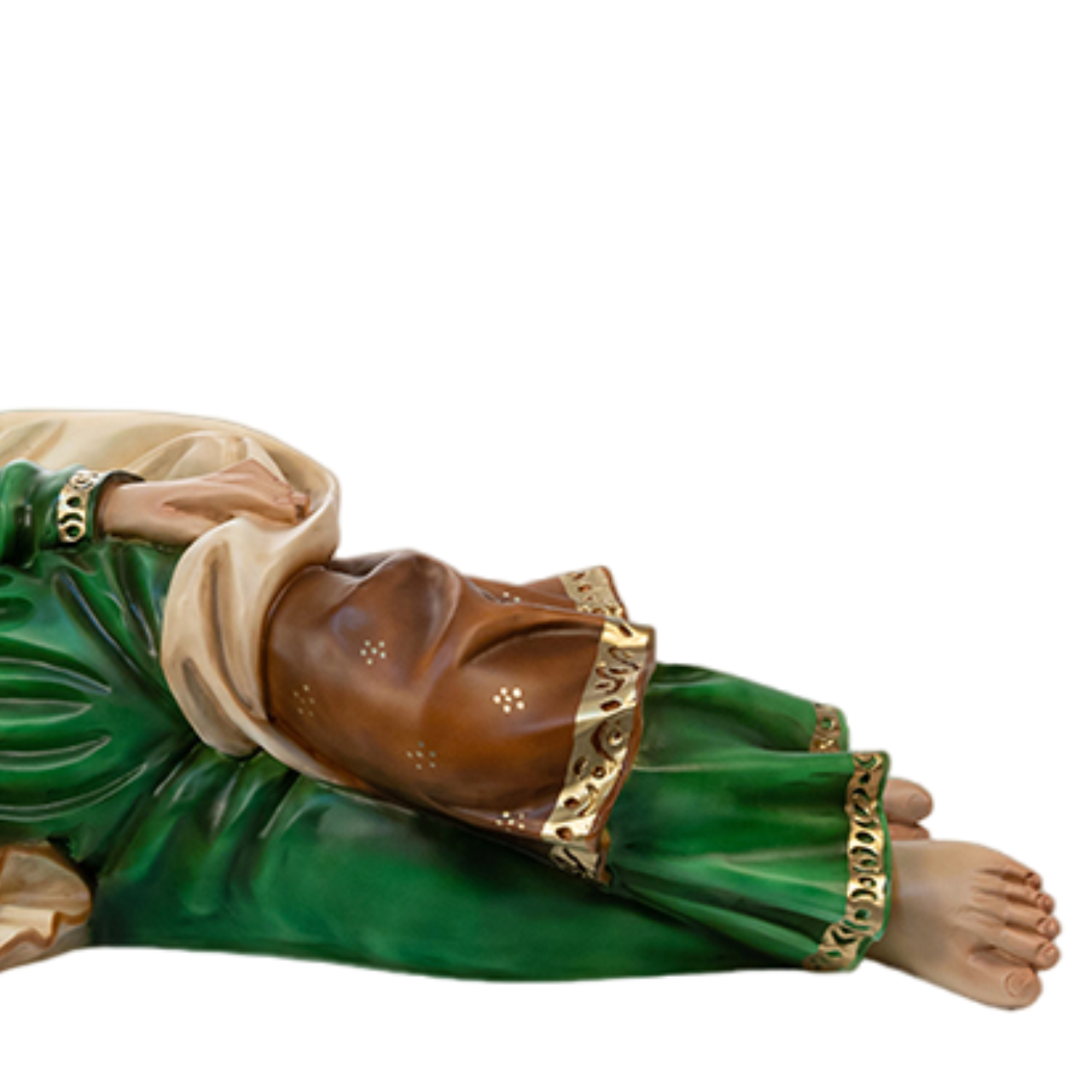 Statua San Giuseppe Dormiente 135 cm in Vetroresina