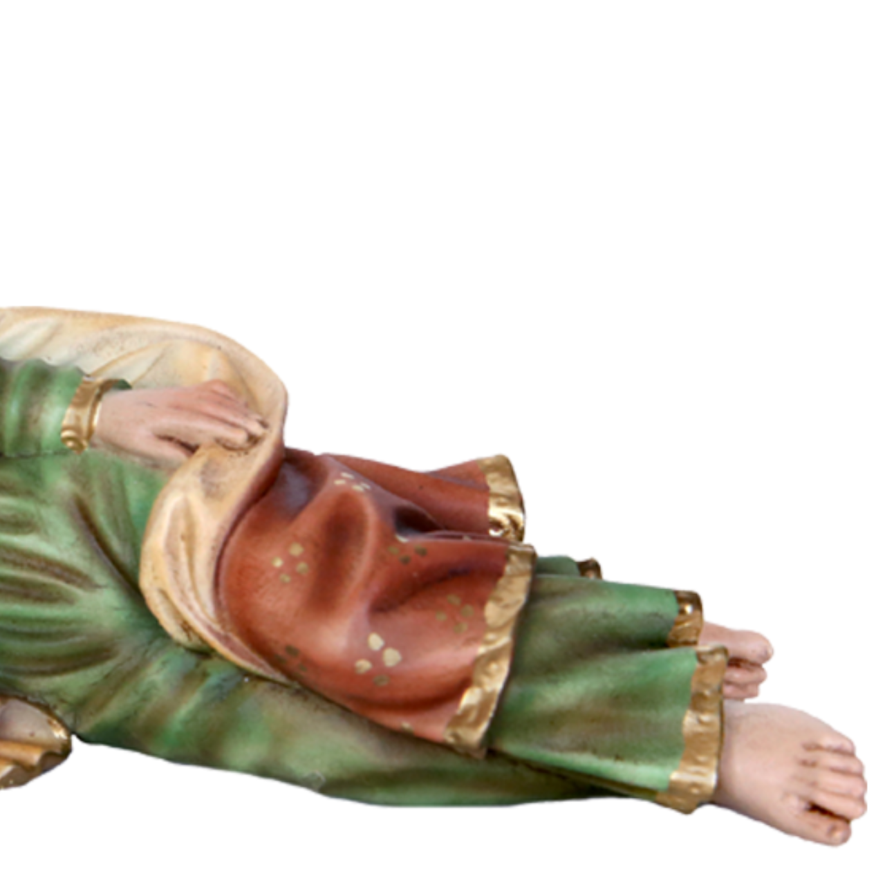 Statua San Giuseppe Dormiente 30 cm in Resina Piena