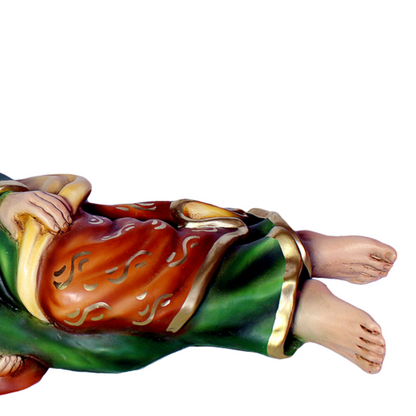 Statua San Giuseppe Dormiente 40 cm in Resina Piena