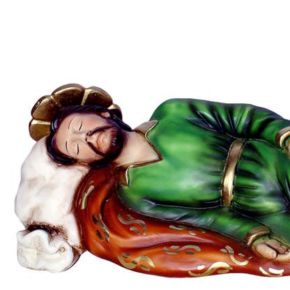 Statua San Giuseppe Dormiente 40 cm in Resina Piena