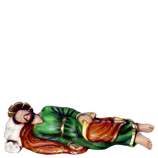 Statua San Giuseppe Dormiente 40 cm in Resina Piena