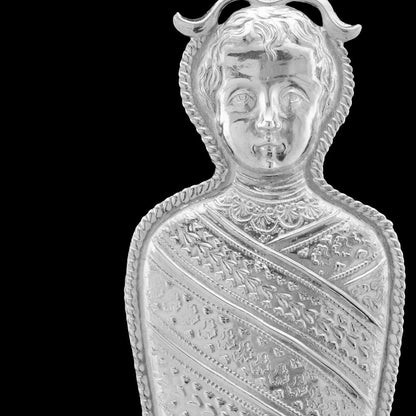 Ex Voto in Metallo per Grazia Ricevuta Bambino in Fasce 15 Centimetri