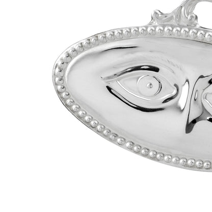 Ex Voto in Metallo per Grazia Ricevuta Occhi 11 x 5,5 Centimetri