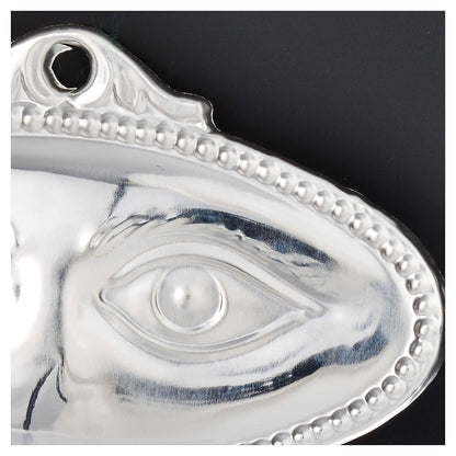 Ex Voto in Metallo per Grazia Ricevuta Occhi 8,5 × 4,5 Centimetri