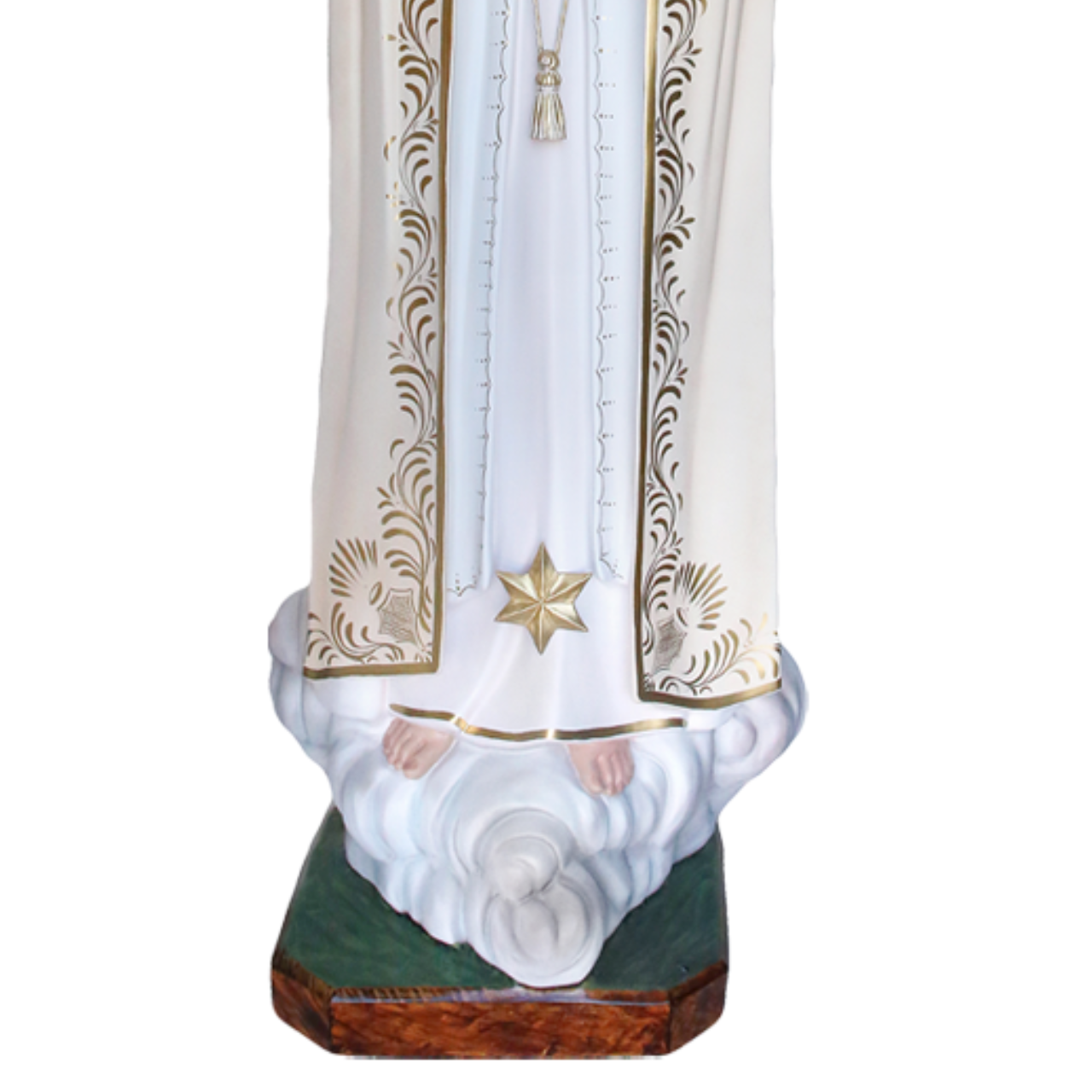 Statua Madonna Fatima con Corona 180 cm in Vetroresina