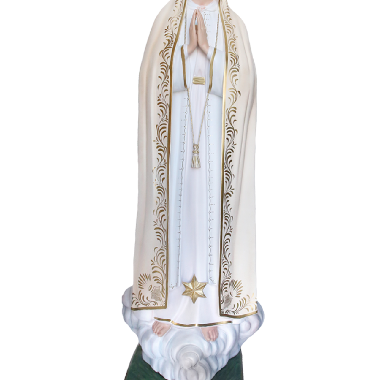 Statua Madonna Fatima con Corona 180 cm in Vetroresina