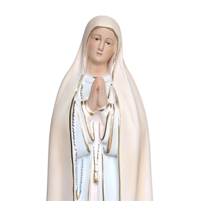 Statua Madonna Fatima 37 cm in Resina