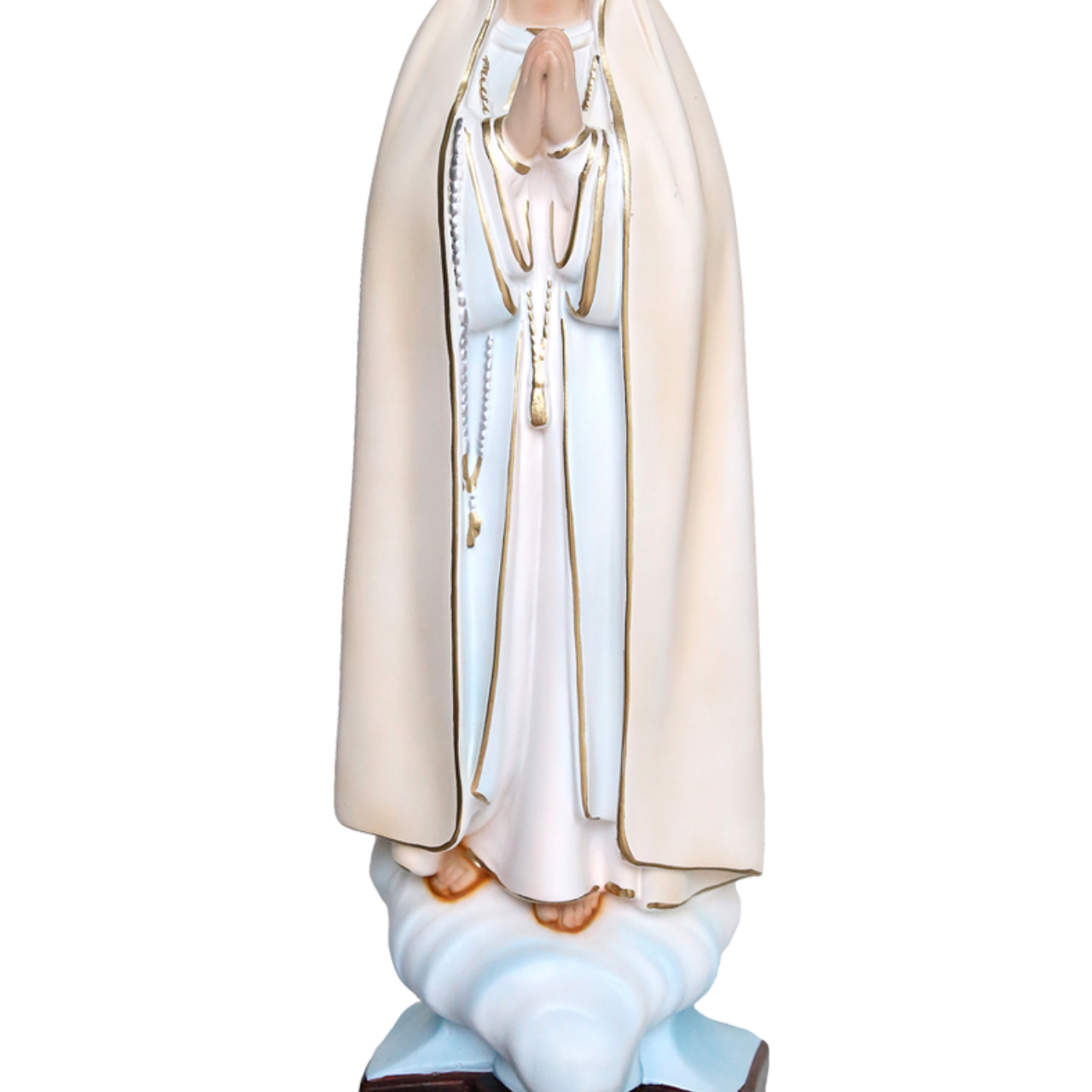Statua Madonna Fatima 37 cm in Resina