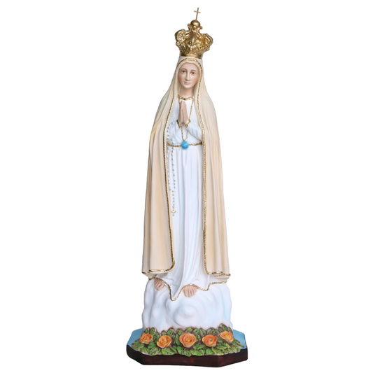 Statua Madonna Fatima 65 cm in Resina