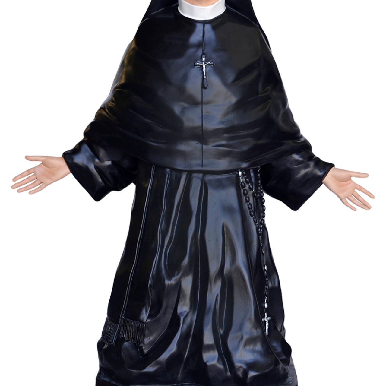 Statua Santa Faustina Kowlaska 125 cm in Vetroresina