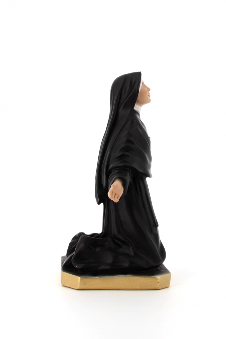 Statua Santa Faustina Kowlaska 22 cm in Resina Piena