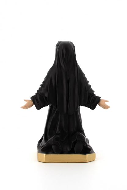 Statua Santa Faustina Kowlaska 22 cm in Resina Piena