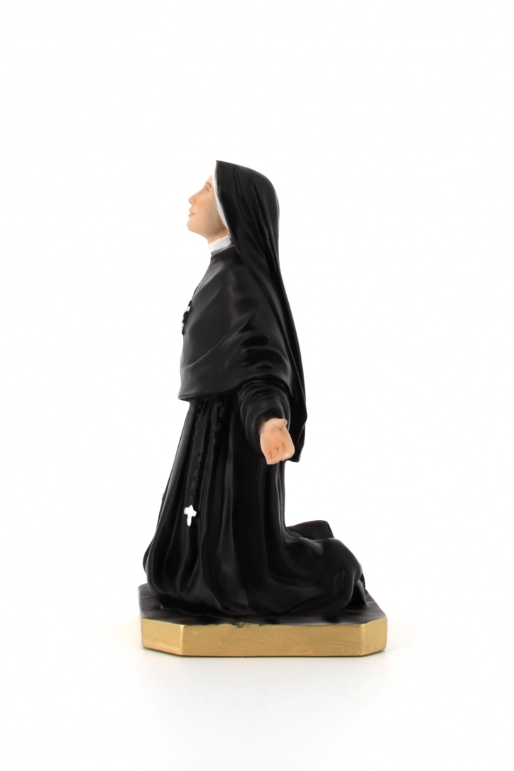 Statua Santa Faustina Kowlaska 22 cm in Resina Piena